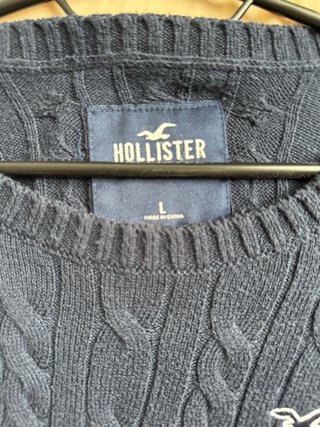 Jersey Hollister Azul Talla L