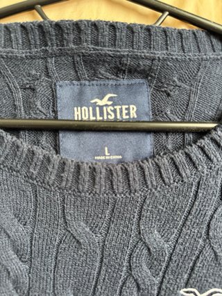 Jersey Hollister Azul Talla L