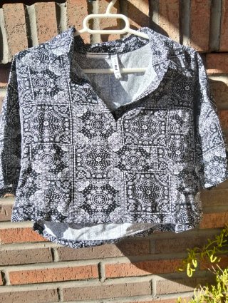 Camiseta Estampada Estilo Bandana