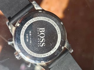 Reloj Hugo Boss Plata y Negro