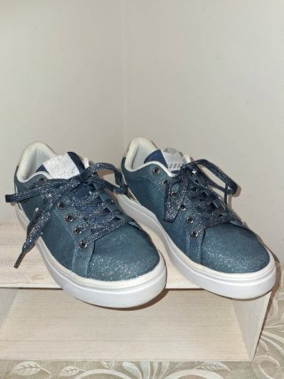 Sneakers Cotton Belt Blu Notte Glitter T. 37