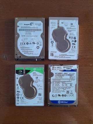 Pack 4 Discos Duros HDD Portátil Seagate 500GB