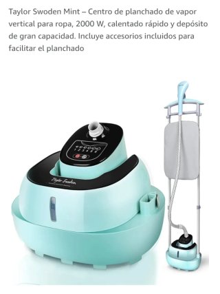 Centro planchado vapor Taylor Swoden Mint 90€