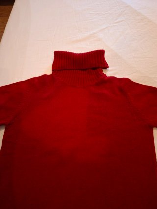 Jersey de Cuello Alto Rojo