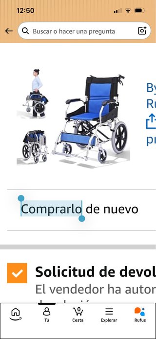 Siila de ruedas muy practica, a estrenar