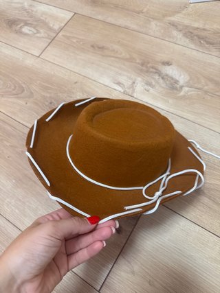 Gorro de vaquera marrón