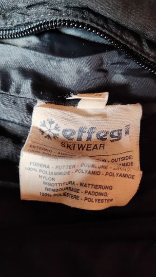 Peto Nieve Esquí Effegi Hombre Talla L