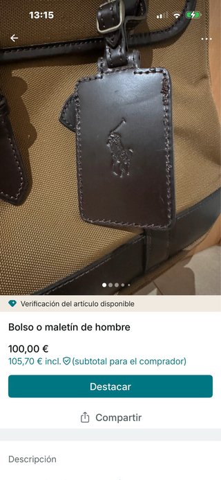 Maletín de oficina Ralph Lauren