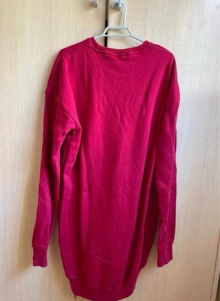 Sudadera Criminal Damage roja con cordones
