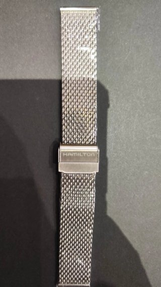 Correa Milanesa Hamilton 20mm Plata