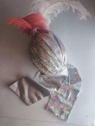 Sombrero Paje Reyes con Plumas
