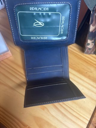Cartera hombre RIDALMODA negra/azul
