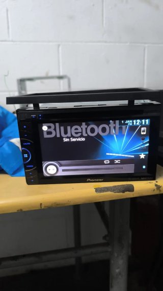 Reproductor Pioneer Bluetooth Negro/Azul