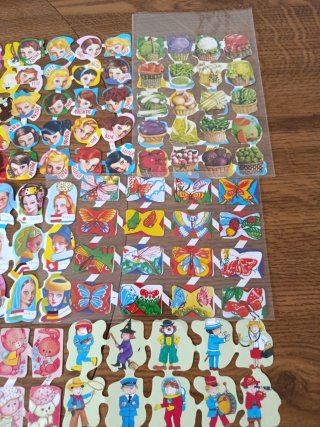 Lote de cromos troquelados