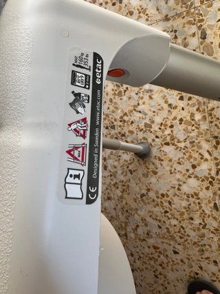 Adaptador WC con reposabrazos ETAC