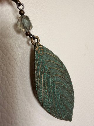 Pendientes Vintage con Motivo Botánico