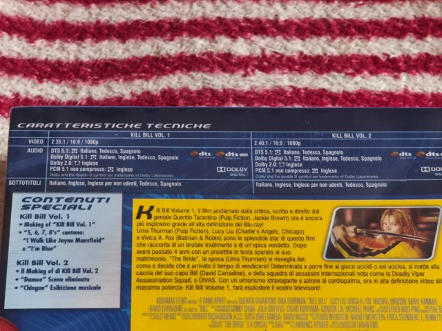 Coleção Kill Bill Vol. 1 & 2 em Blu-ray