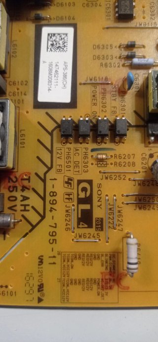 Fuente de Alimentación Sony KD-43X8308C