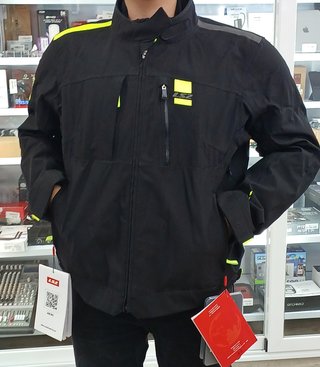 Chaqueta Moto LS2 Titanium Lady Negro/Amarillo 4XL