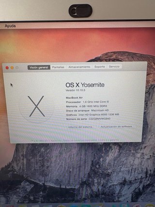 MacBook Air 13 2015 Plata