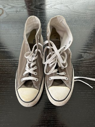 Zapatillas Converse grises. Tobilleros Nº 40