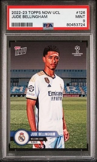 Jude Bellingham Topps Now UCL PSA 9