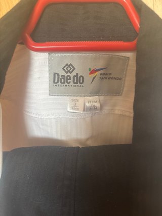Kimono Taekwondo World Taekwondo Negro
