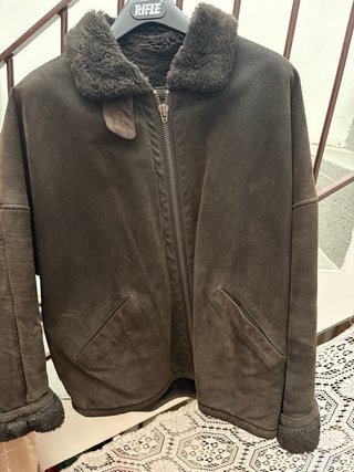 Giaccone Montone Vintage Jones New York Marrone