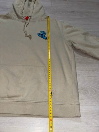 Sudadera Santa Cruz con capucha Y2K 00s Beige