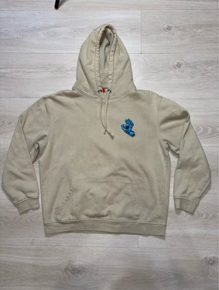 Sudadera Santa Cruz con capucha Y2K 00s Beige