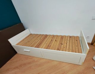 Sofá Cama con Somier y Cajón Inferior