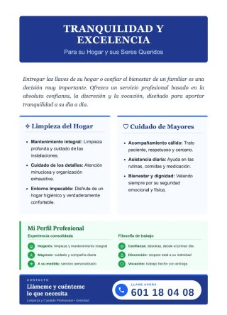 Limpieza y Cuidado. Hogar y Personas Mayores