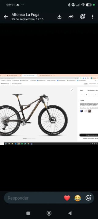 Cuadro Orbea Oiz OMX tope gama