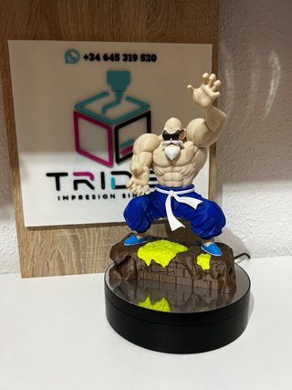 Figura 3D Muten Roshi Dragon Ball