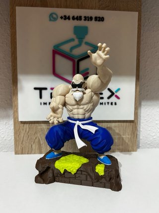 Figura 3D Muten Roshi Dragon Ball