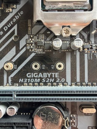 Placa Base Gigabyte H310M-S2H 2.0 + Intel i7 9700
