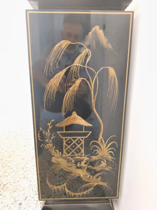 Mueble Oriental Lacado Estilo Chino