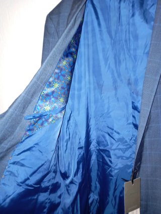 Chaqueta de traje hombre azul