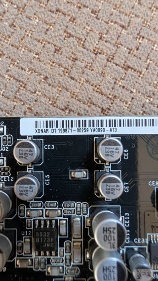 Tarjeta de Sonido ASUS Xonar D1 7.1 PCI