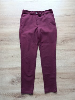 Pantalones Mango morados