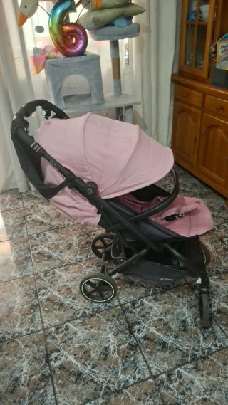Carrito de paseo rosa