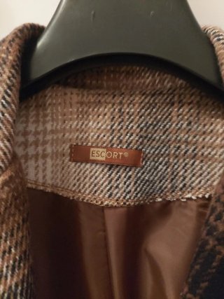 Gilet lungo Escort a quadri