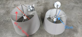 Set de 2 Lámparas de Techo