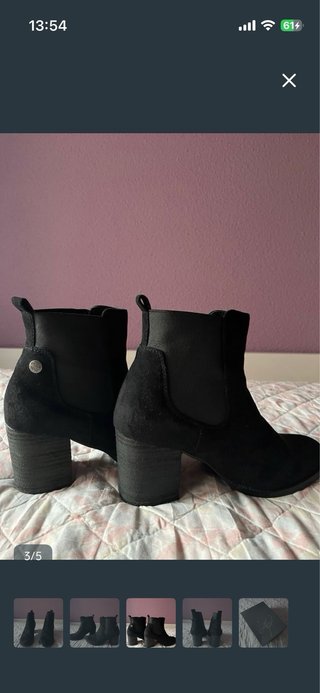 Botines Alpe negros talla 36