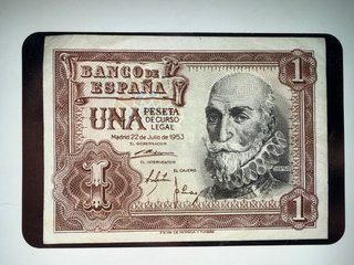 Billete 1 Peseta Banco de España 1953