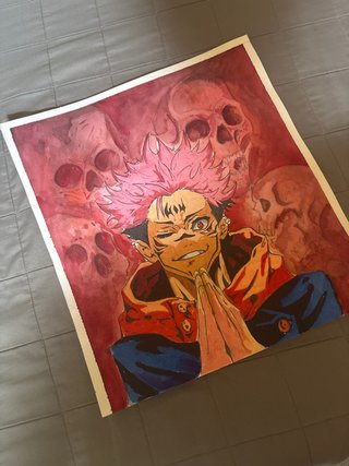 Disegno di Sukuna (Jujutsu Kaisen)