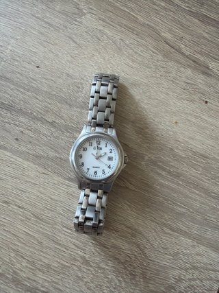 Reloj Lotus Mujer Plata y Blanco