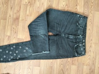 Zara Vaqueros Tobilleros con Aberturas