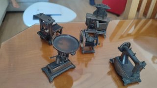 Colección de  5 Sacapuntas Antiguos.