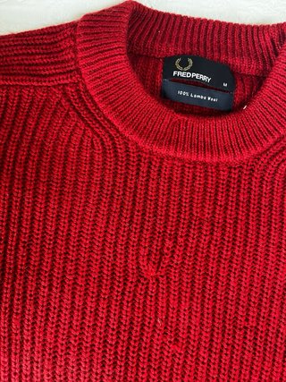 Jersey Fred Perry Rojo